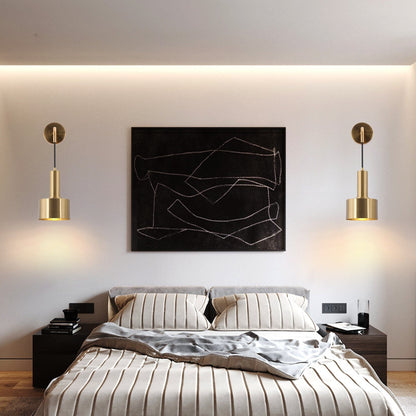 Applique murale réglable Camille Gold au fini moderne