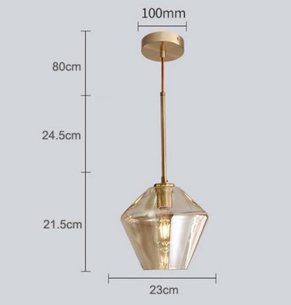 Suspension Monica en verre design