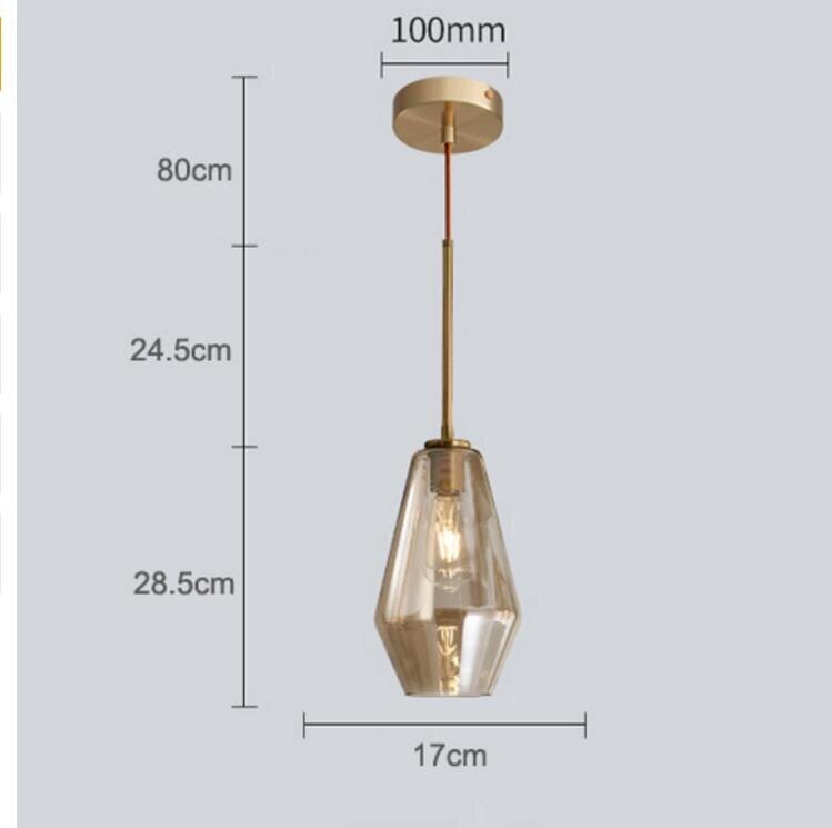 Suspension Monica en verre design