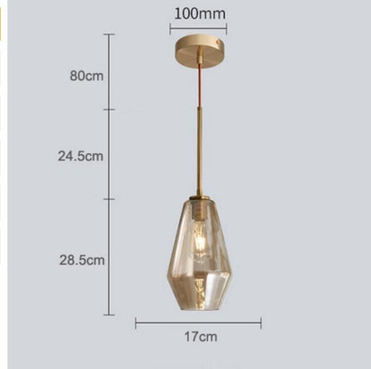 Suspension Monica en verre design