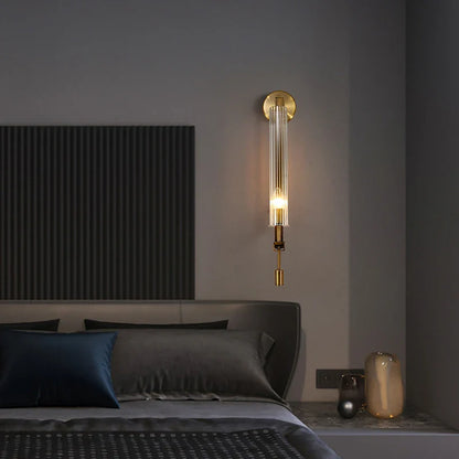 Sabine Glass Cylinder Wall Lamp