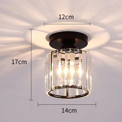 Plafonnier Monroe en cristal antique