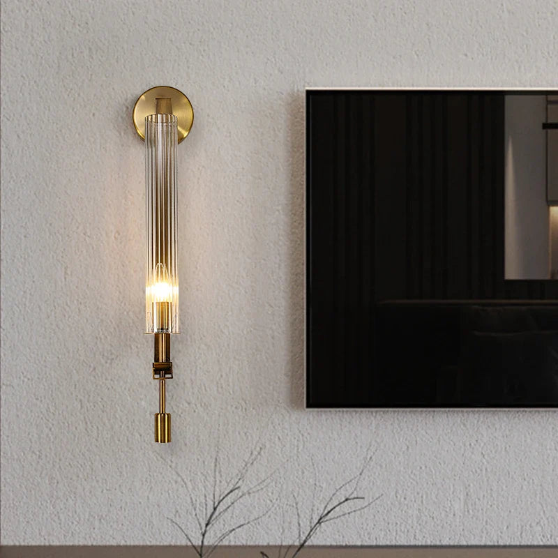 Sabine Glass Cylinder Wall Lamp