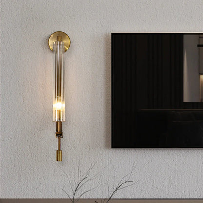 Sabine Glass Cylinder Wall Lamp