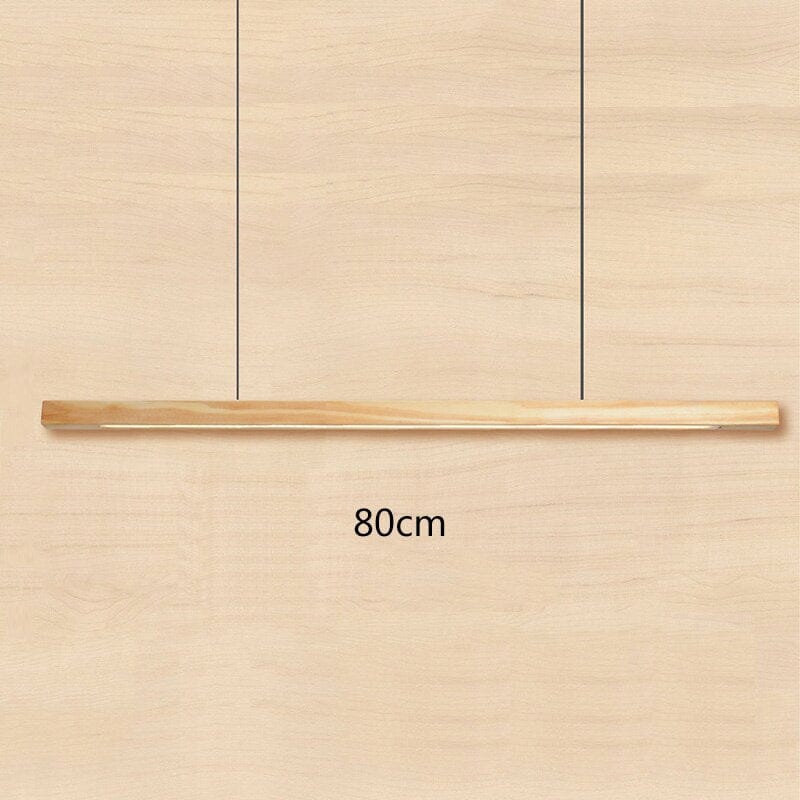 Amélie Oak & Walnut Linear Chandelier
