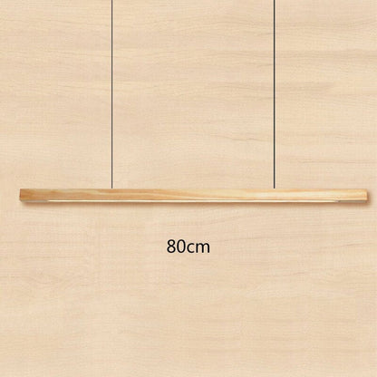 Amélie Oak & Walnut Linear Chandelier