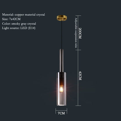 Amélie Jeremy Suspension luminaire en cristal nordique
