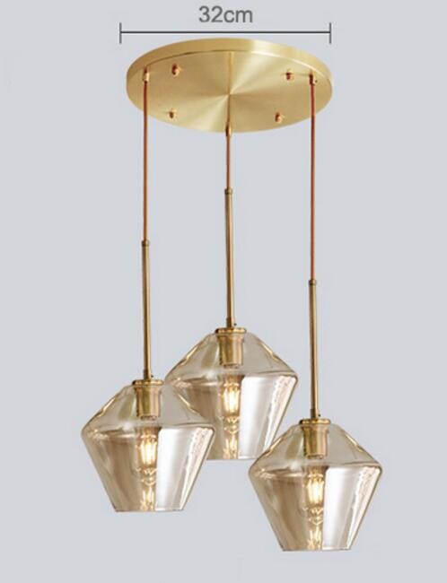Suspension Monica en verre design