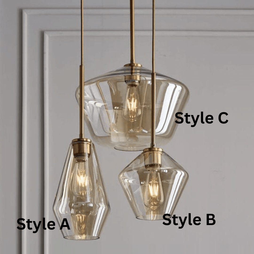 Suspension Monica en verre design