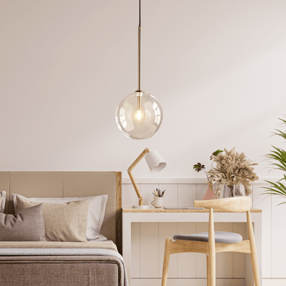 Suspension Elodie en verre scandinave