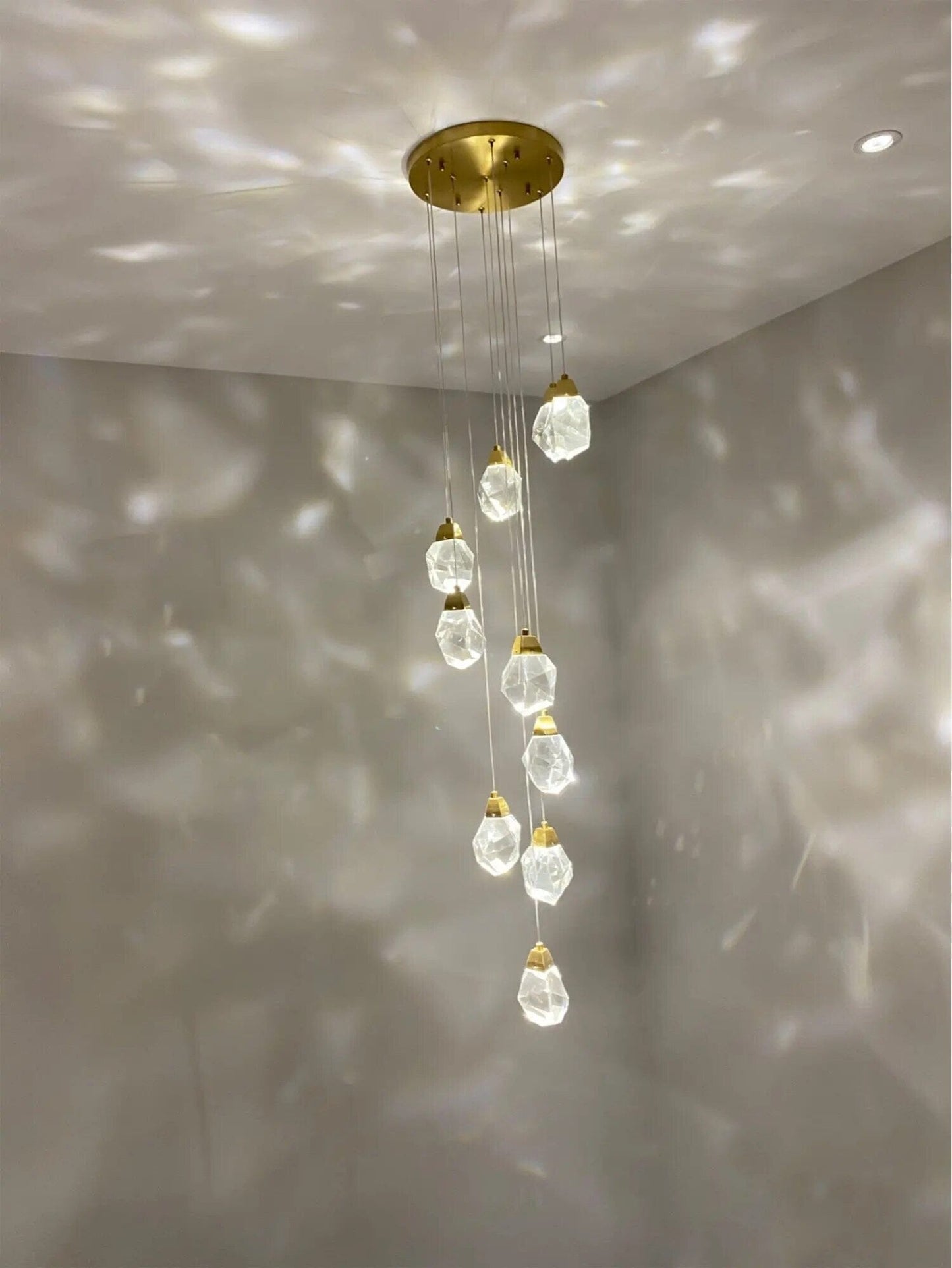 Camille Sparkling Diamond Crystal Chandelier