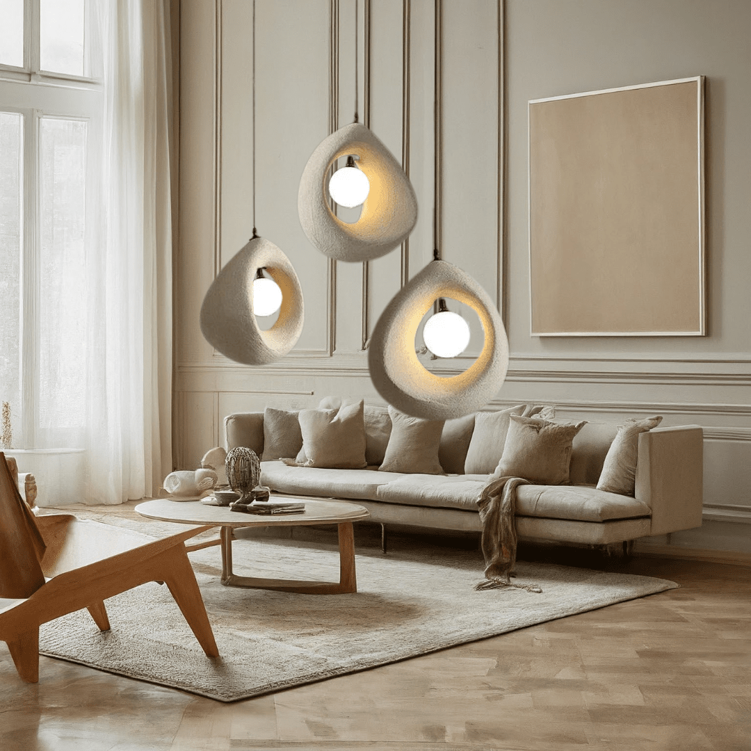 Suspension luminaire Hana Wabi Sabi Zen