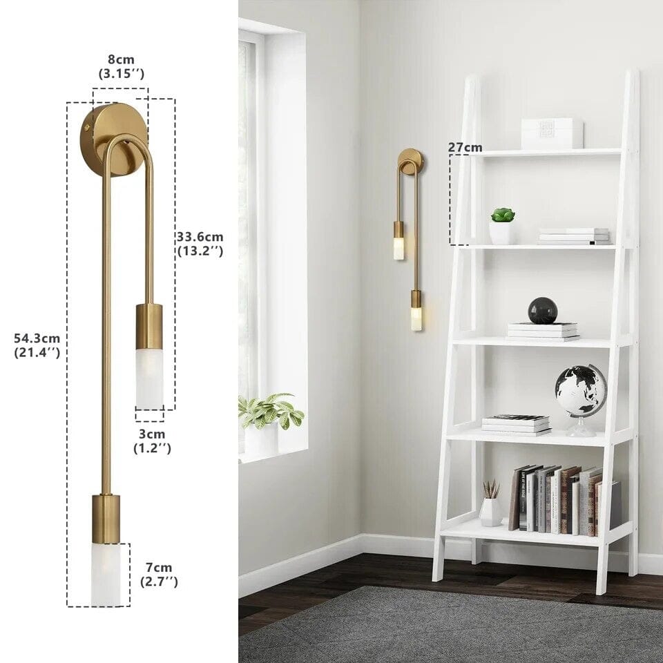 Elise Linear Wall Lamp with Modern Minimalist Design