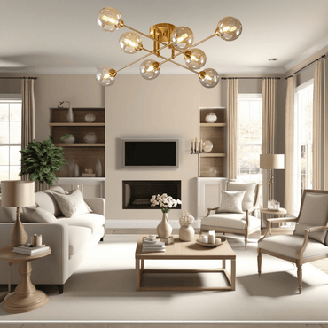 Isabelle Spherical Glass Chandelier