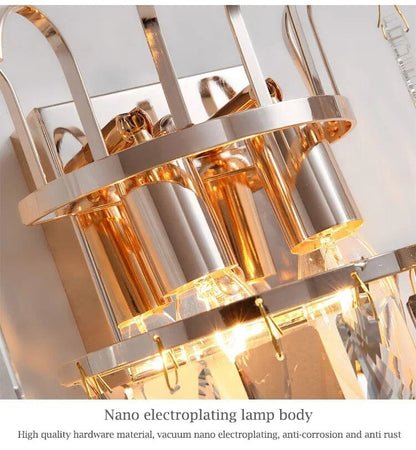 Pauline Nordic Crystal Wall Lamp