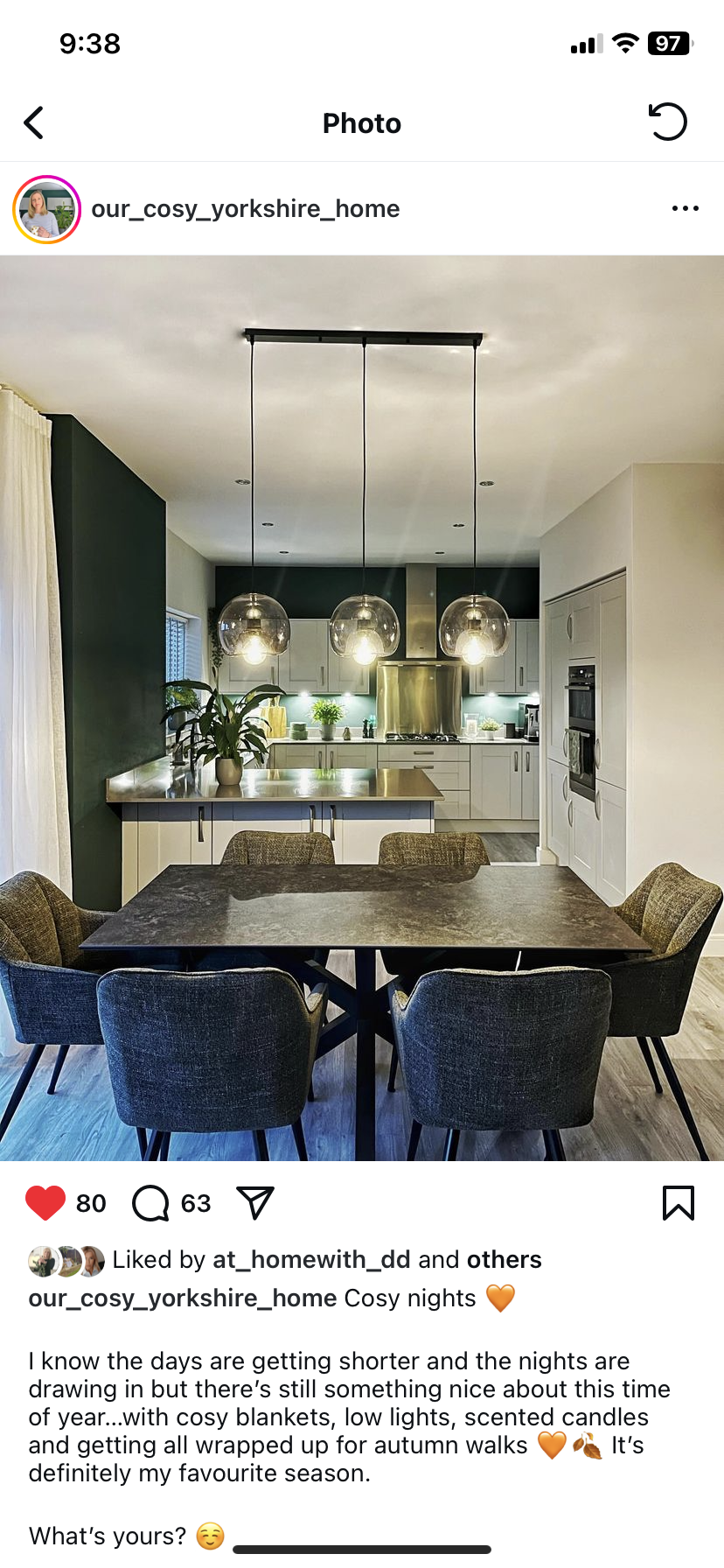 Amélie Antonio Glass Pendant Light
