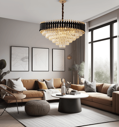 Lustre en Cristal K9 de Luxe Leonardo Elena