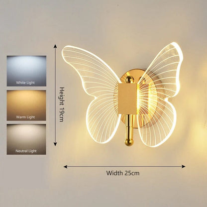 Applique murale LED Anaïs Butterfly au design moderne et décoratif