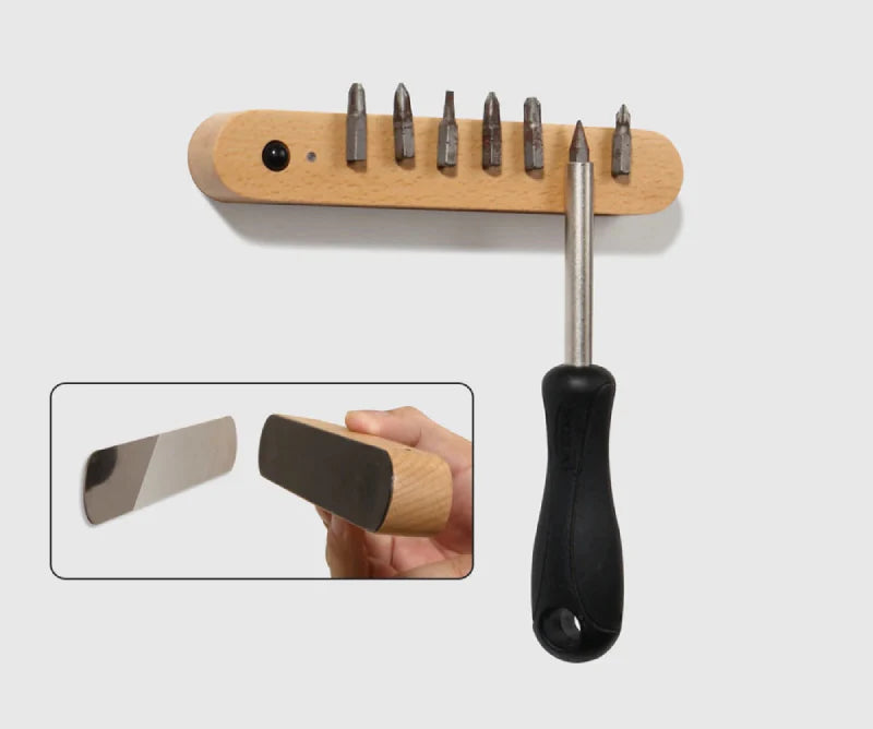 Veilleuse LED à support magnétique en bois Élise IllumiKey