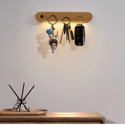Veilleuse LED à support magnétique en bois Élise IllumiKey