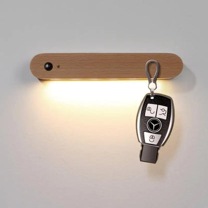Veilleuse LED à support magnétique en bois Élise IllumiKey