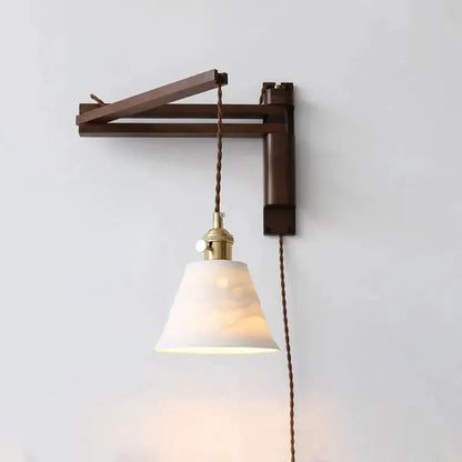 Aurélie Elmwood Adjustable Arm LED Wall Lamp