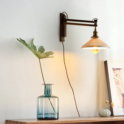 Aurélie Elmwood Adjustable Arm LED Wall Lamp