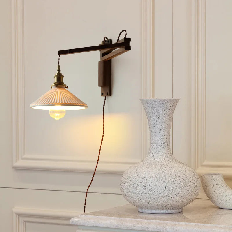 Aurélie Elmwood Adjustable Arm LED Wall Lamp