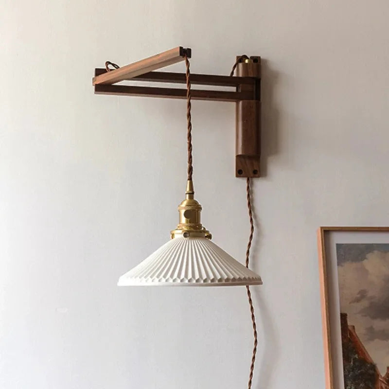 Aurélie Elmwood Adjustable Arm LED Wall Lamp