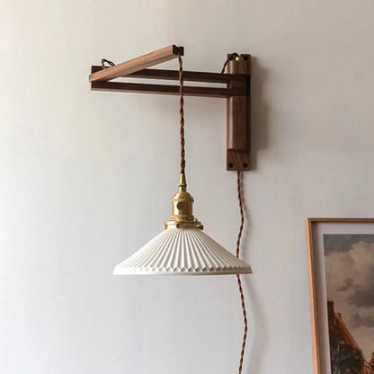 Aurélie Elmwood Adjustable Arm LED Wall Lamp