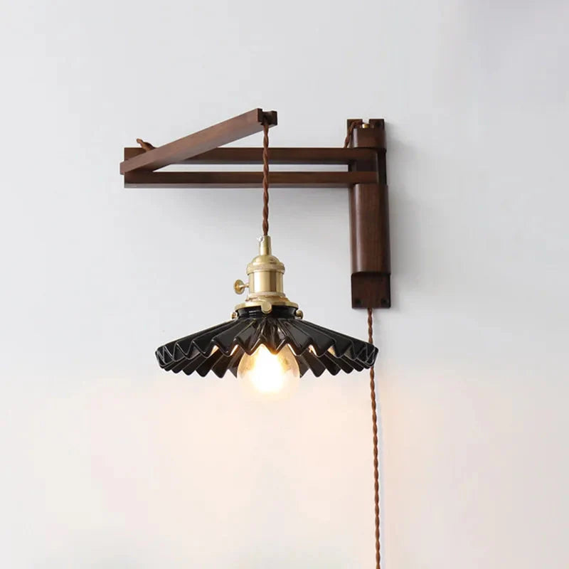 Aurélie Elmwood Adjustable Arm LED Wall Lamp