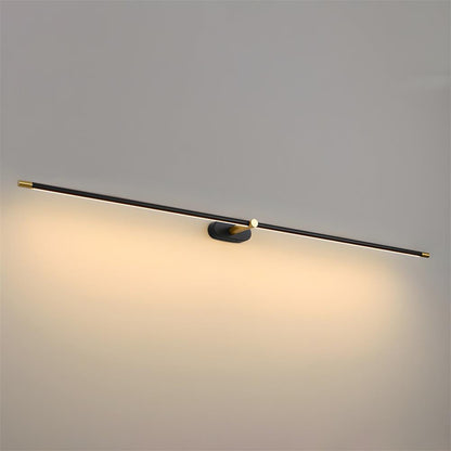 Applique murale rechargeable linéaire Clémence avec LED tricolore