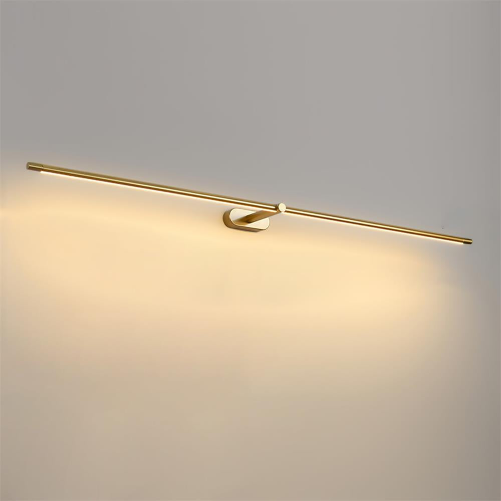 Applique murale rechargeable linéaire Clémence avec LED tricolore