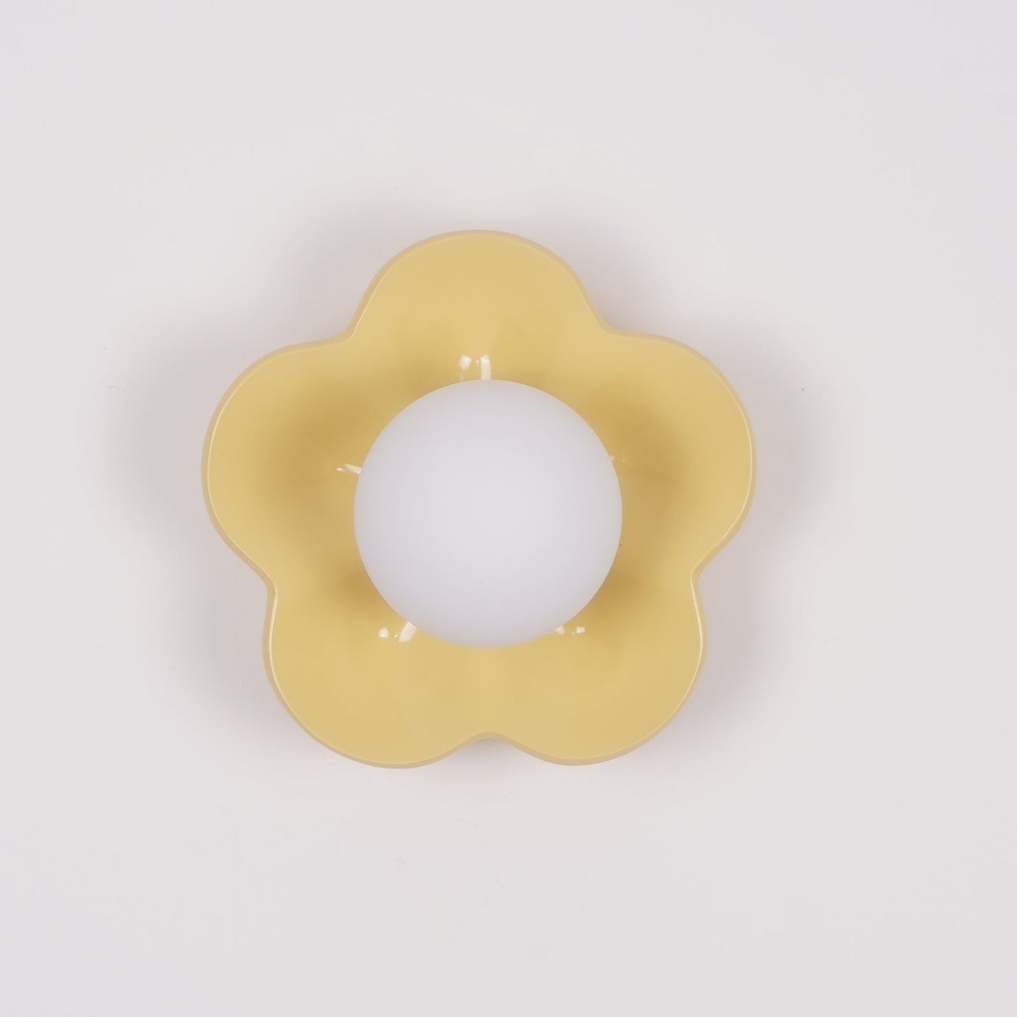 Amélie La Fleur Plug-In Wall Lamp – Whimsical Resin & Glass Decor Light