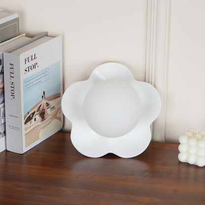 Amélie La Fleur Plug-In Wall Lamp – Whimsical Resin & Glass Decor Light