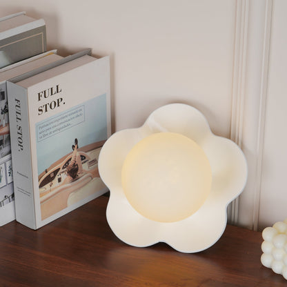 Amélie La Fleur Plug-In Wall Lamp – Whimsical Resin & Glass Decor Light