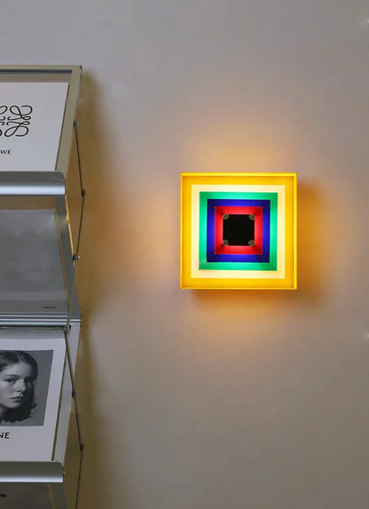 Applique murale LED Élodie Light Squares Bauhaus