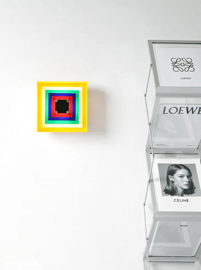 Applique murale LED Élodie Light Squares Bauhaus