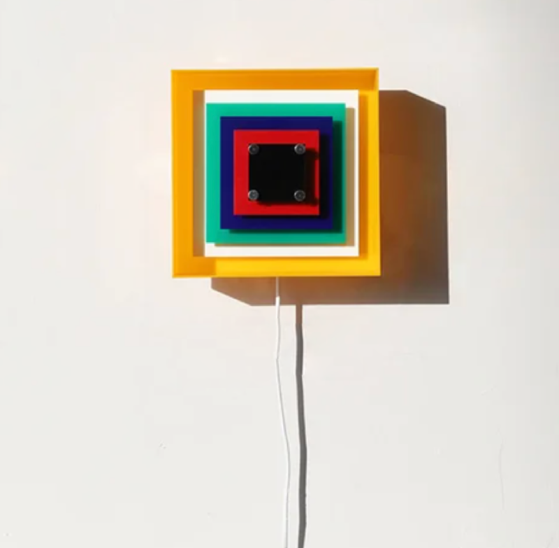 Applique murale LED Élodie Light Squares Bauhaus