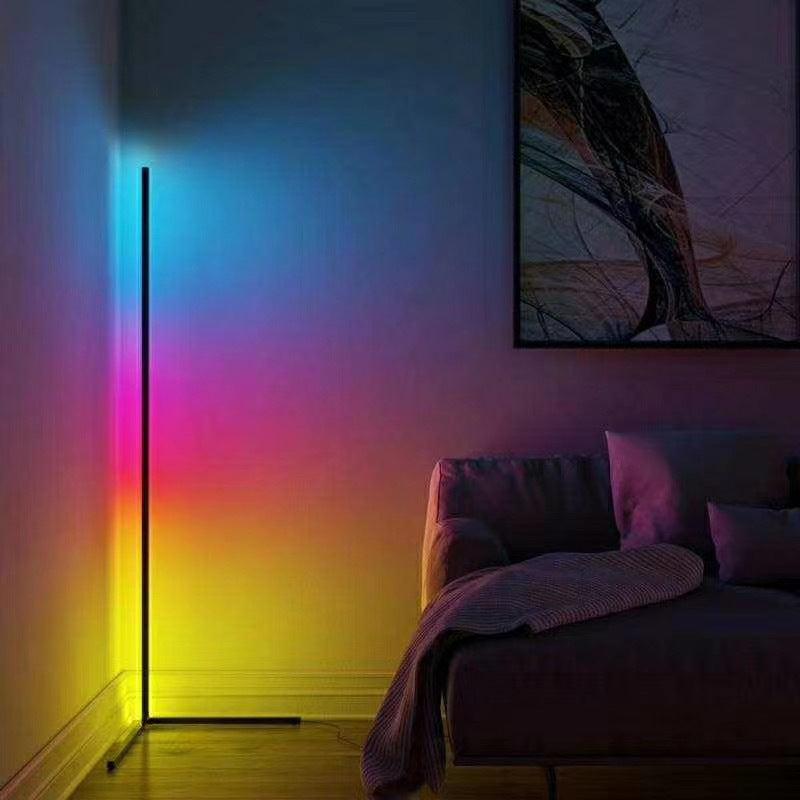 Lampadaire LED Camille Light Triad RVB Lumière d'ambiance moderne sur pied