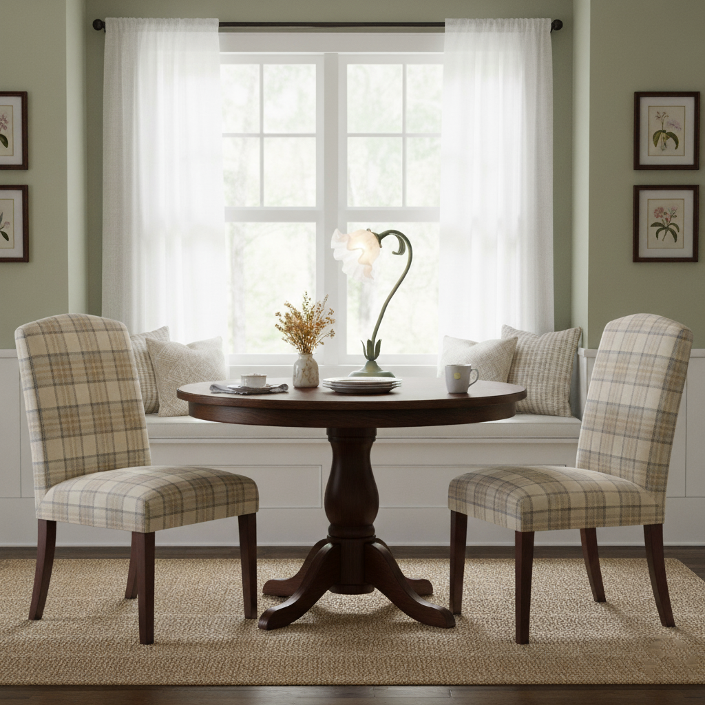 Lampe de table Isabelle Lys avec un élégant motif floral