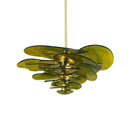 Amélie Lilypad Glass Chandelier