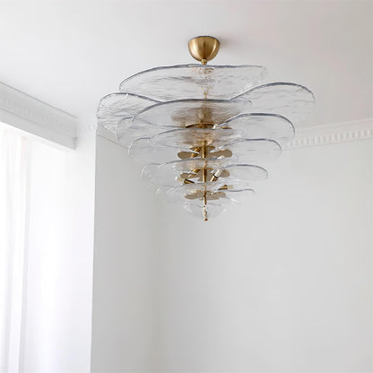 Amélie Lilypad Glass Chandelier