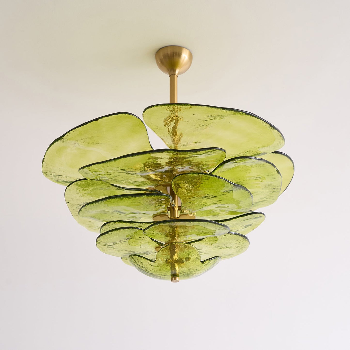 Amélie Lilypad Glass Chandelier