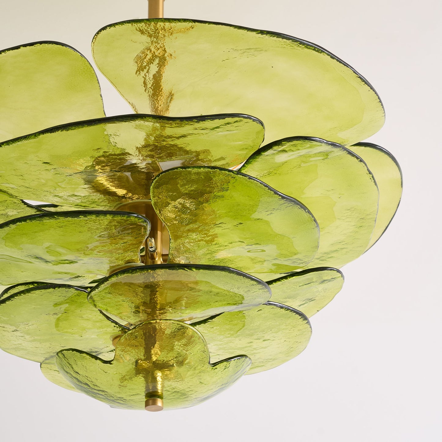 Amélie Lilypad Glass Chandelier
