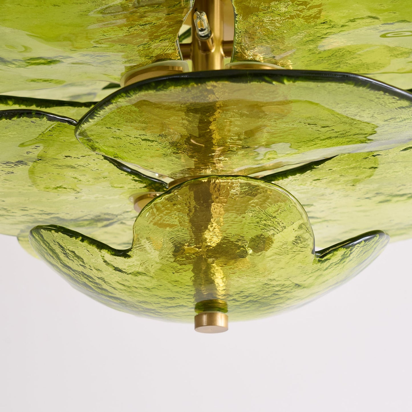 Amélie Lilypad Glass Chandelier