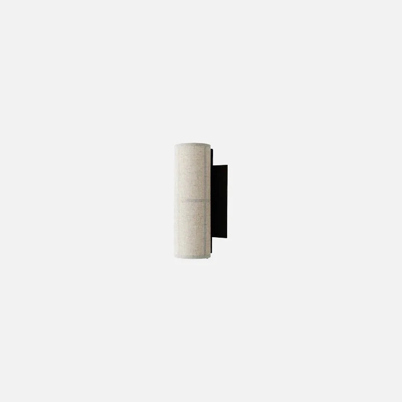Élise Lina Woven Fabric Wall Lamp Linen Shade Sconce Light