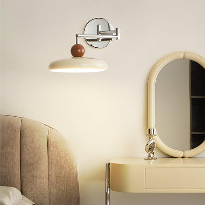 Applique Élise Loa avec Prise, Lampe Murale Moderne en Métal et Acrylique à LED