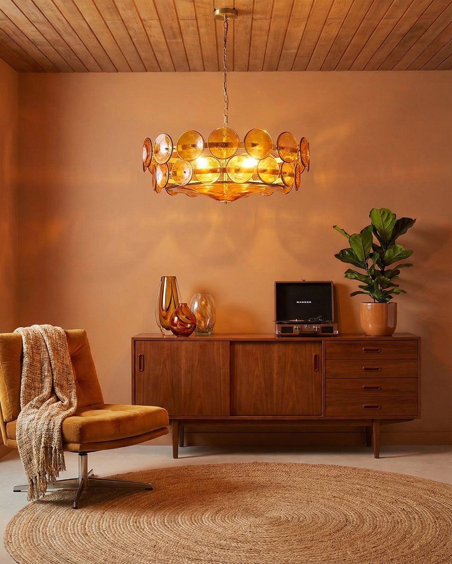 Camille Glass Chandelier