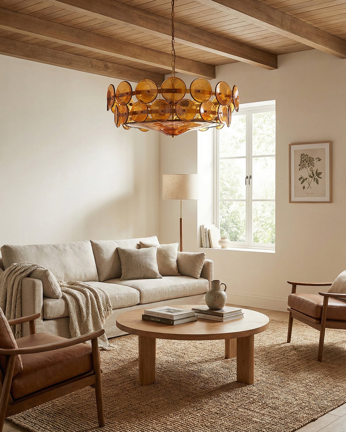 Camille Glass Chandelier